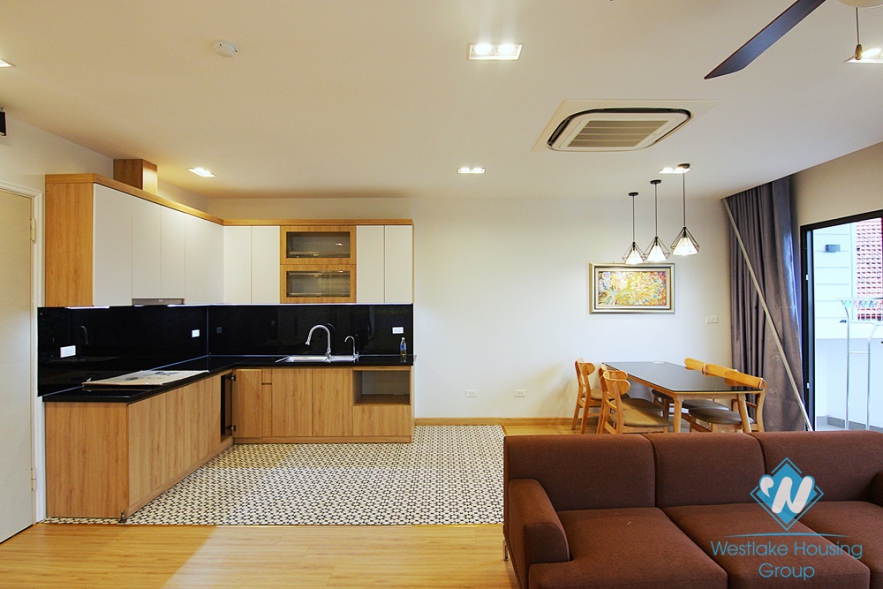 Spacious 2+ bedrooms apartment with lake view for rent in Tay Ho, Hanoi